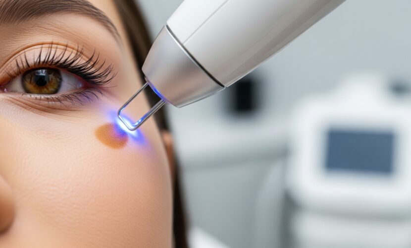 ピコレーザーで茶クマ改善