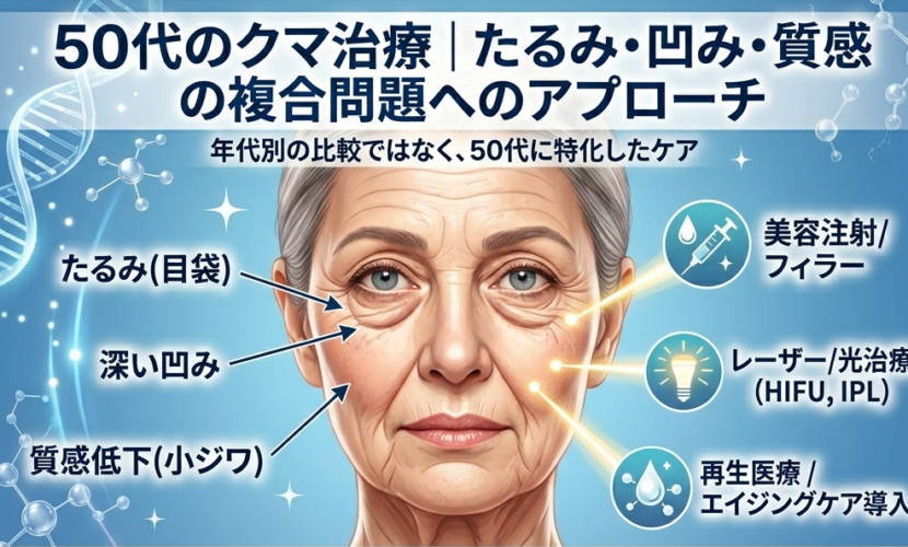 50代のクマ治療