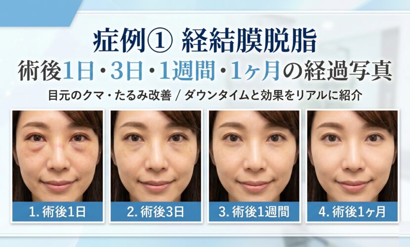 経結膜脱脂の経過