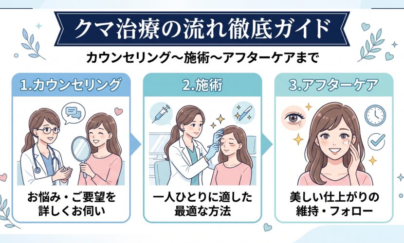 クマ治療の流れ徹底ガイド