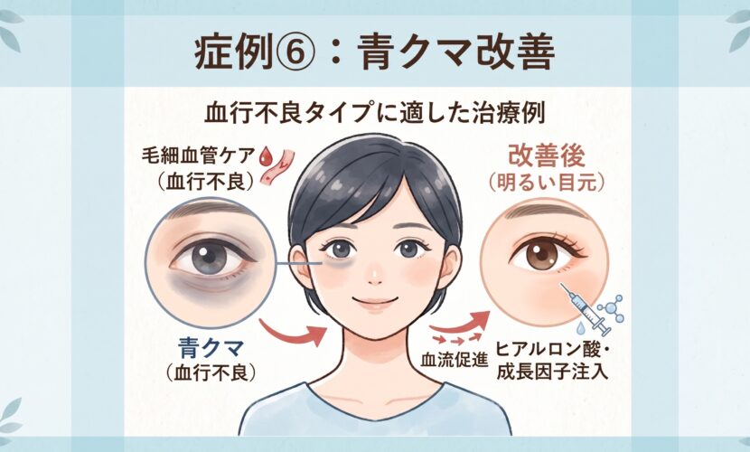 症例6　青クマ改善