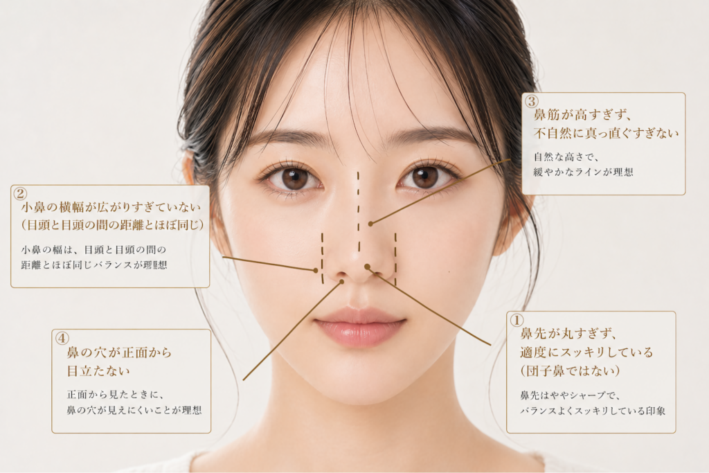忘れ鼻の条件と特徴についての解説画像