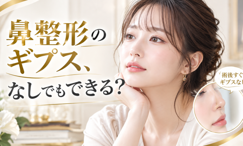 ギプスなしでできる鼻整形に関するコラムのバナー画像