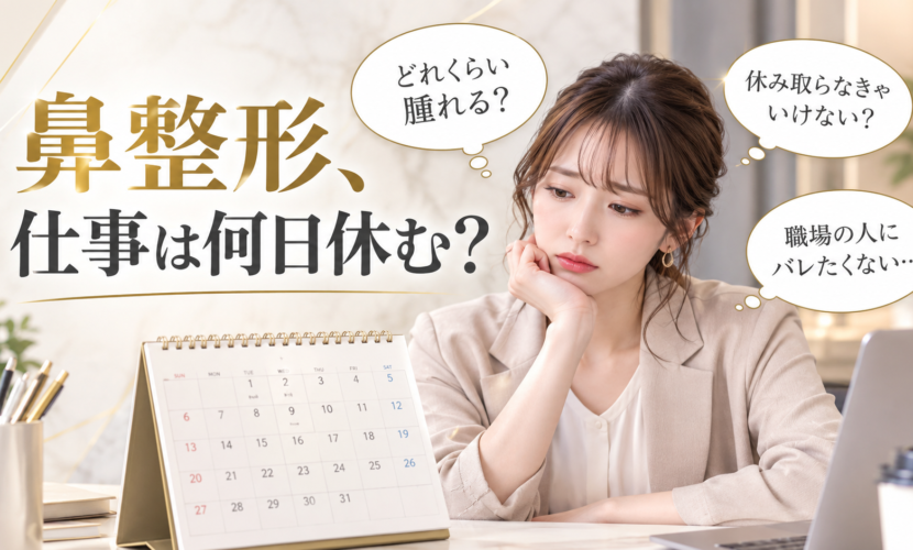 鼻整形のダウンタイムについての解説